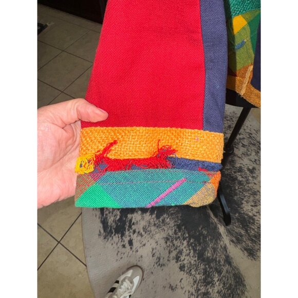 Vintage Yakmagik Patchwork Jacket S Handmade In Nepal 100% Cotton Silk Artsy - Picture 10 of 10